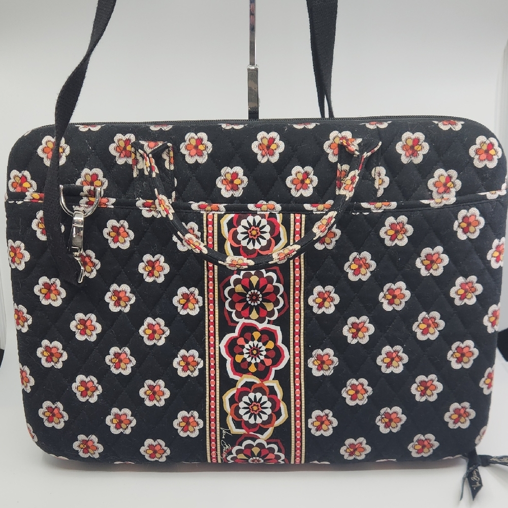 Vera Bradley Floral Quilted Computer Laptop Bag